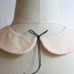 CREAM SKETCH PRINT ROUND COLLAR - - Image 2