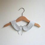 GREY SKETCH PRINT ROUND COLLAR -last one remaining - Image 3