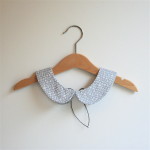 GREY LOOPS PRINT ROUND COLLAR - last one remaining - Image 3