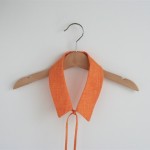 ORANGE SKETCH PRINT SHIRT COLLAR - - Image 2