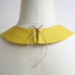 SHERBET SKETCH PRINT FLAT COLLAR -last one remaining - Image 2