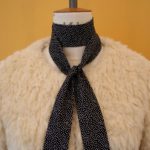 BOWORTHY - SCARF TIE IN BLACK with WHITE POLKA DOT - Image 6