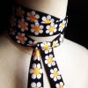 LEXI - DAISY PRINT - EXTRA LONG SKINNY SCARF TIE - ALSO AVAILABLE IN OTHER PRINTS - Image 10