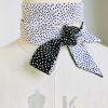 REVERSIBLE SKINNY - Black and white Polka dot - Image 2