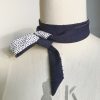 REVERSIBLE SKINNY - Denim with Polka dot - Image 4