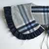 Blue Plaid Big Collar - Image 2