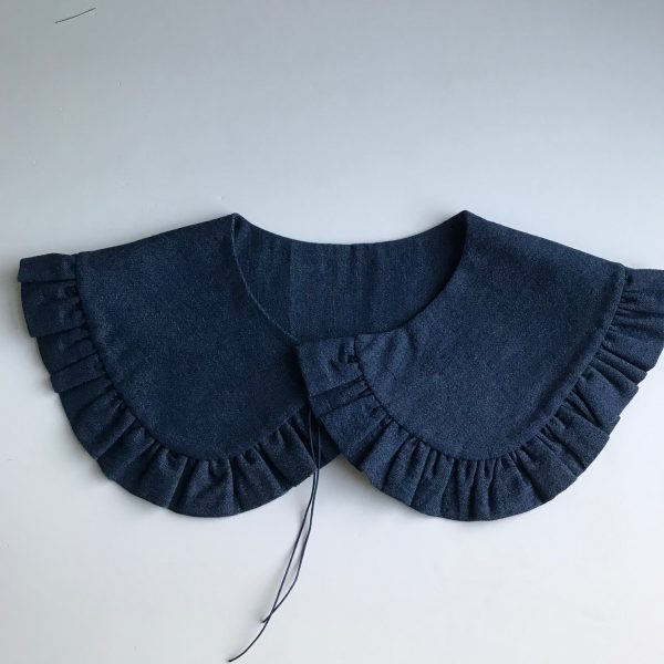 Indigo Denim Big Collar