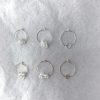 NEW - CRYSTAL QUARTZ CLUSTER EARRING - SILVER 20mm - Image 2